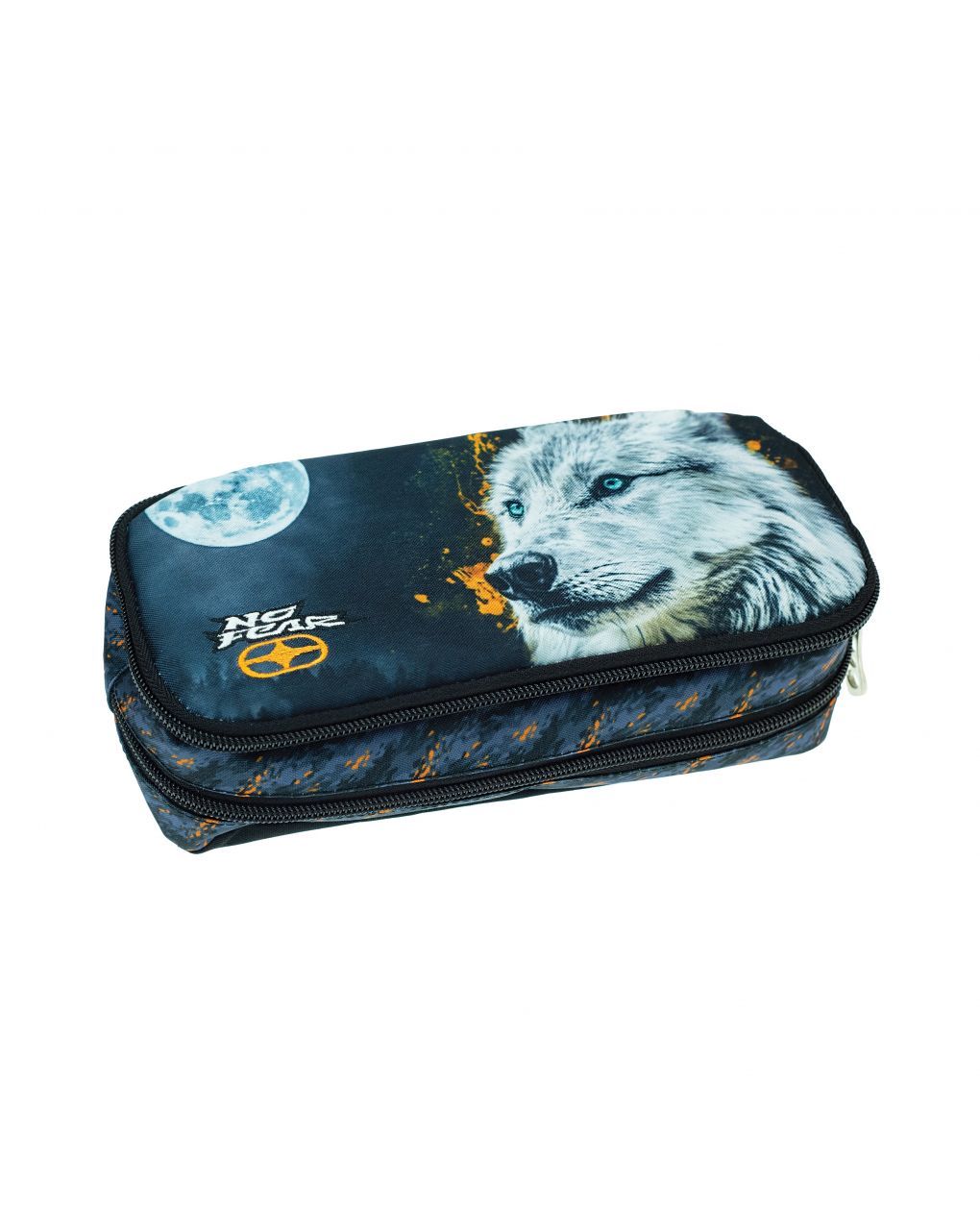 Bmu κασετίνα βαρελάκι οβάλ no fear white wolf 348-11141 - NO FEAR