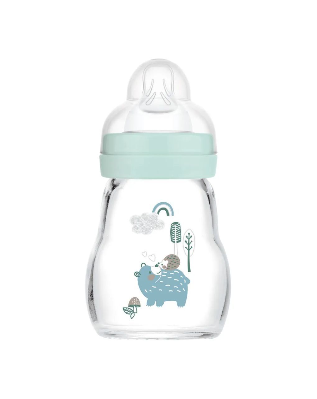 Mam γυάλινο μπιμπερό feel good 170ml boy 0m+ 370sb