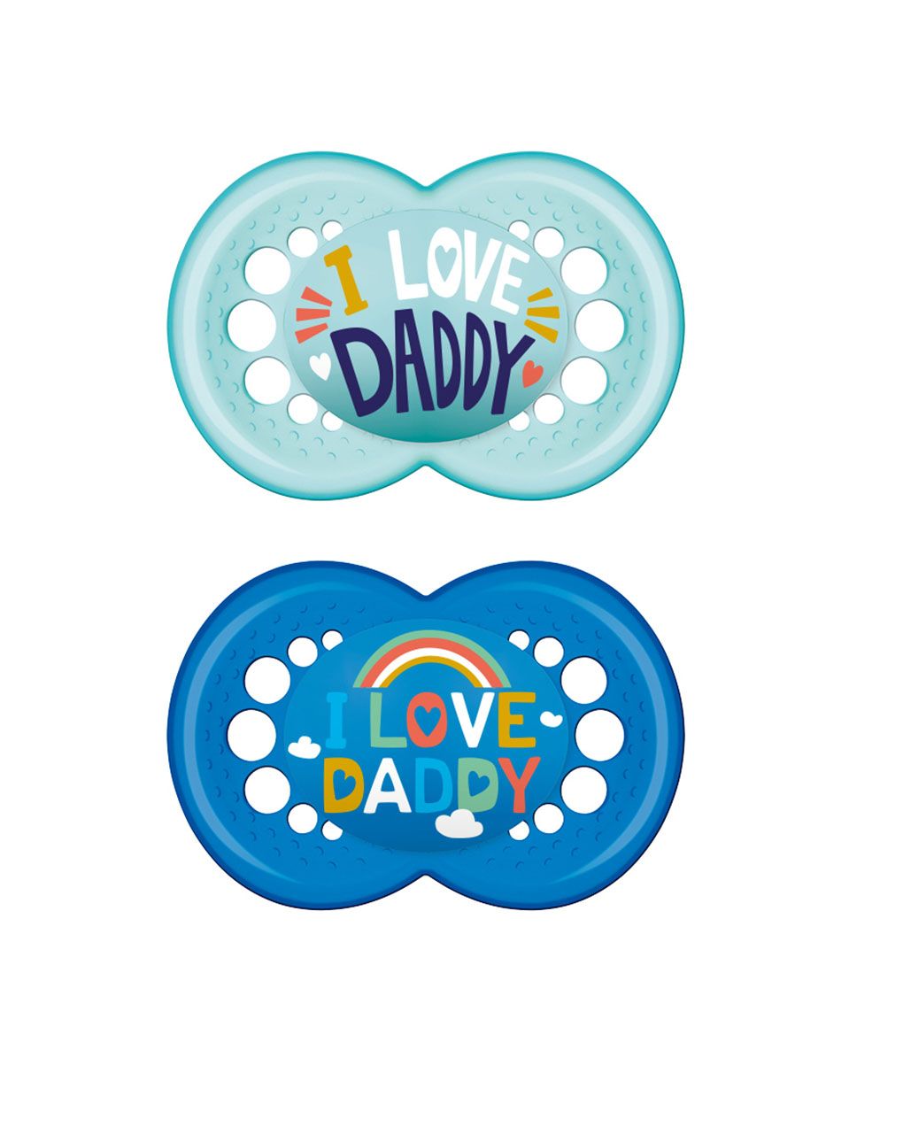 Mam πιπίλα i love daddy σιλικόνης boy - 16+ μηνών - Mam