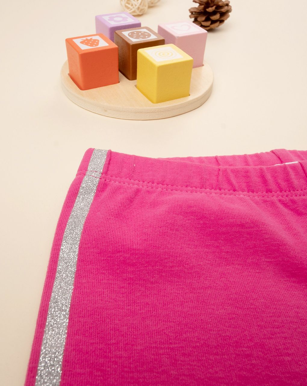 βρεφικό κολάν φούξια με γκλίτερ για κορίτσι - Prénatal