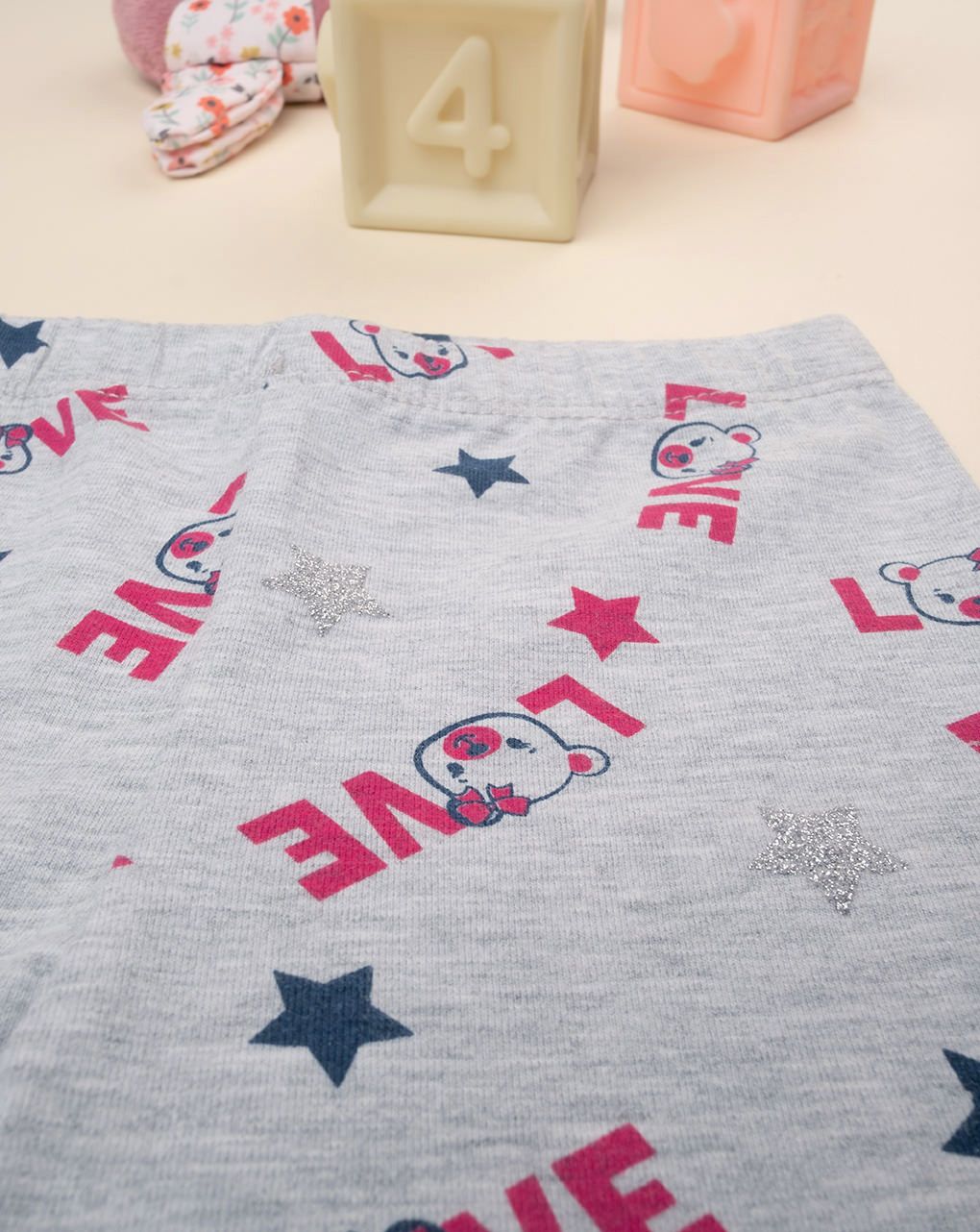 βρεφικό κολάν γκρι teddy για κορίτσι - Prénatal