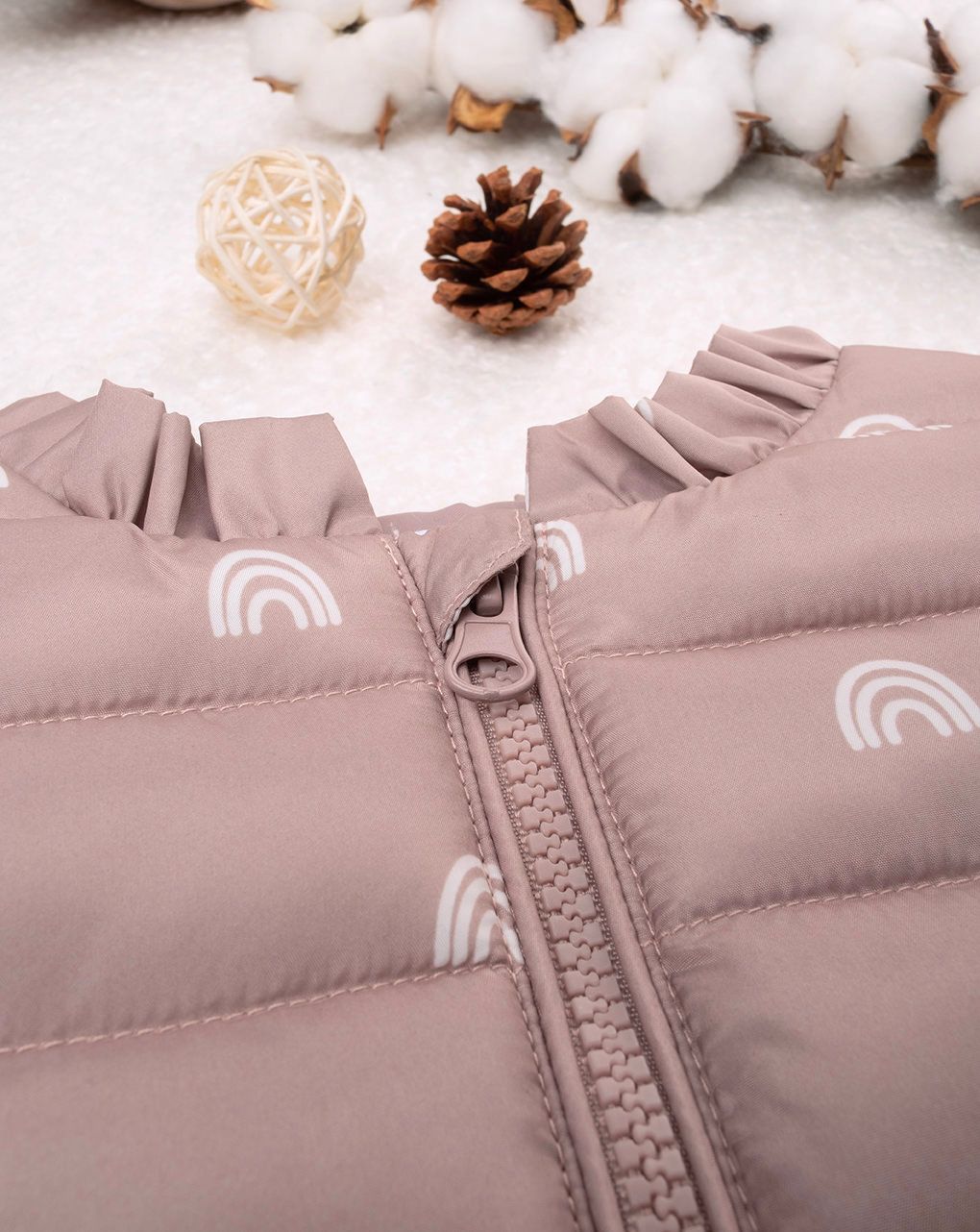 παιδικό αμάνικο μπουφάν με ουράνια τόξα για κορίτσι - Prénatal