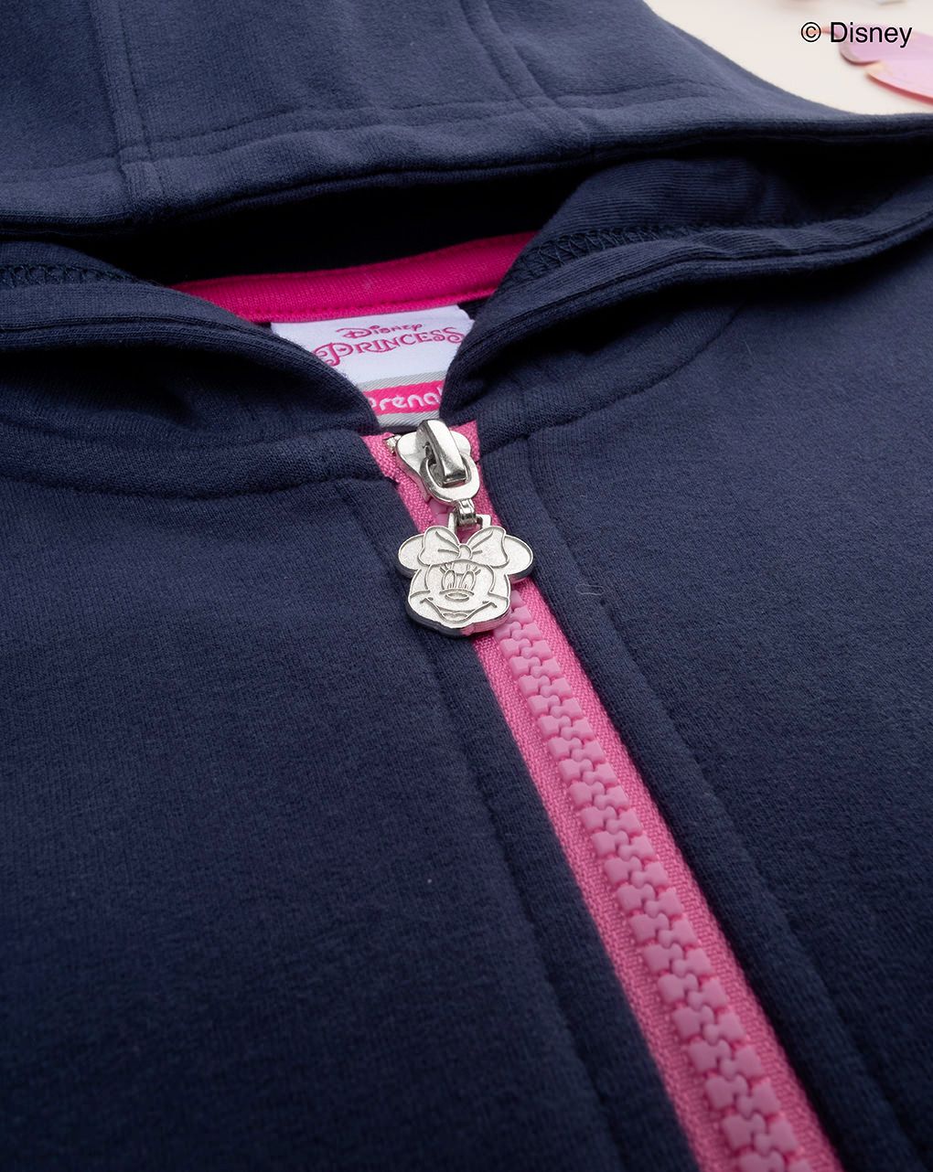 παιδική ζακέτα φούτερ μπλε με τη minnie για κορίτσι - Prénatal