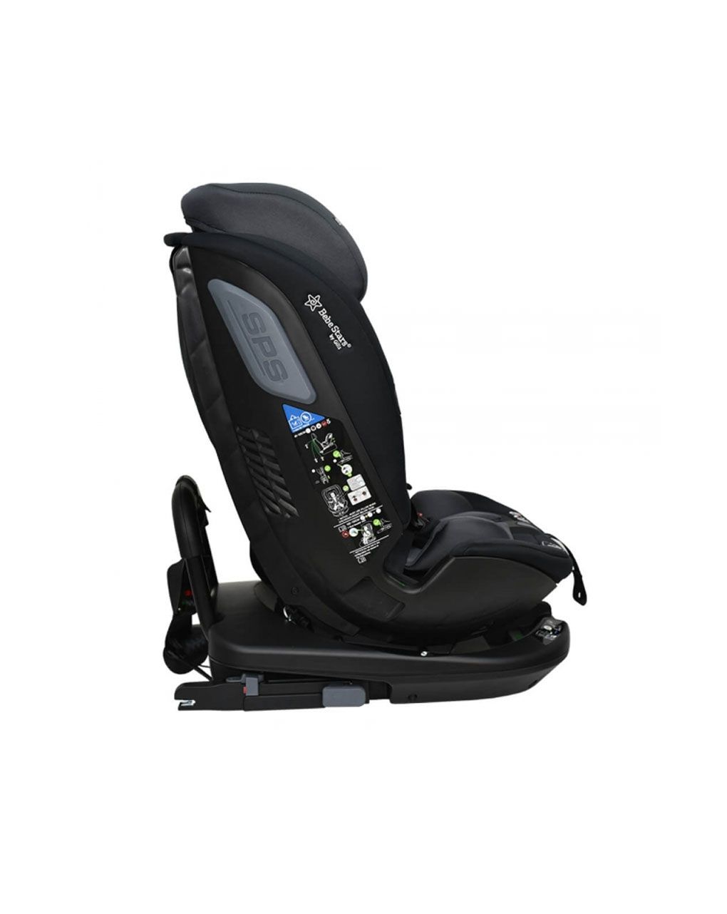 Bebe stars κάθισμα αυτοκινήτου imola isofix i-size (40-150cm) 360° black 923-188 - Bebe Stars