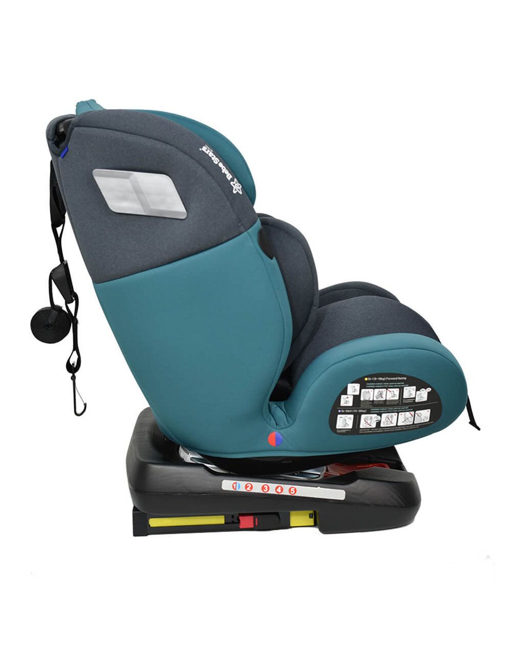 Bebe stars κάθισμα αυτοκινήτου evoque isofix 360° petrol 900-184 - Bebe Stars