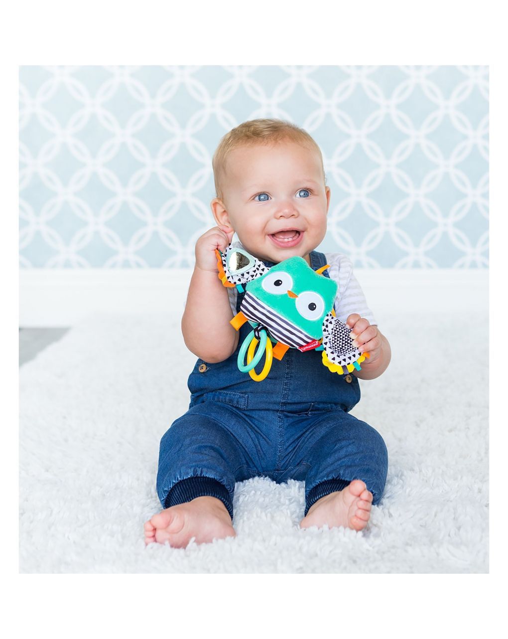 Infantino βρεφικό παιχνίδι κουκουβάγια bbx216320 - INFANTINO