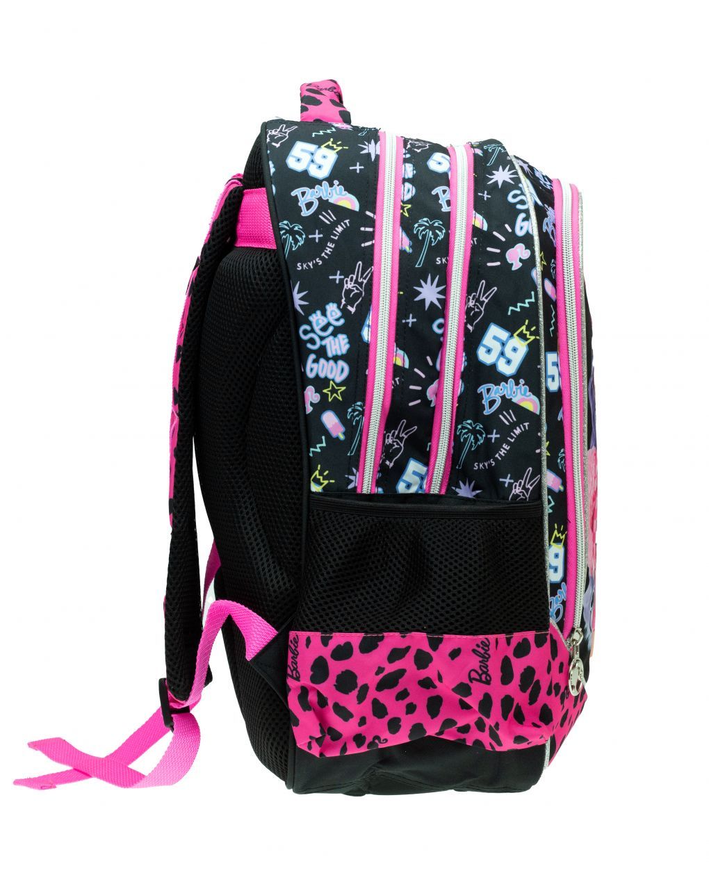 Gim τσάντα δημοτικού πλάτης οβάλ barbie extra +δώρο 349-76031 - Gim