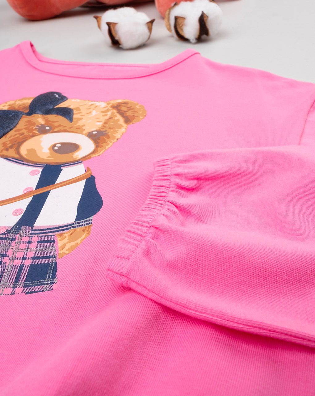 παιδική μπλούζα φούξια teddy για κορίτσι - Prénatal