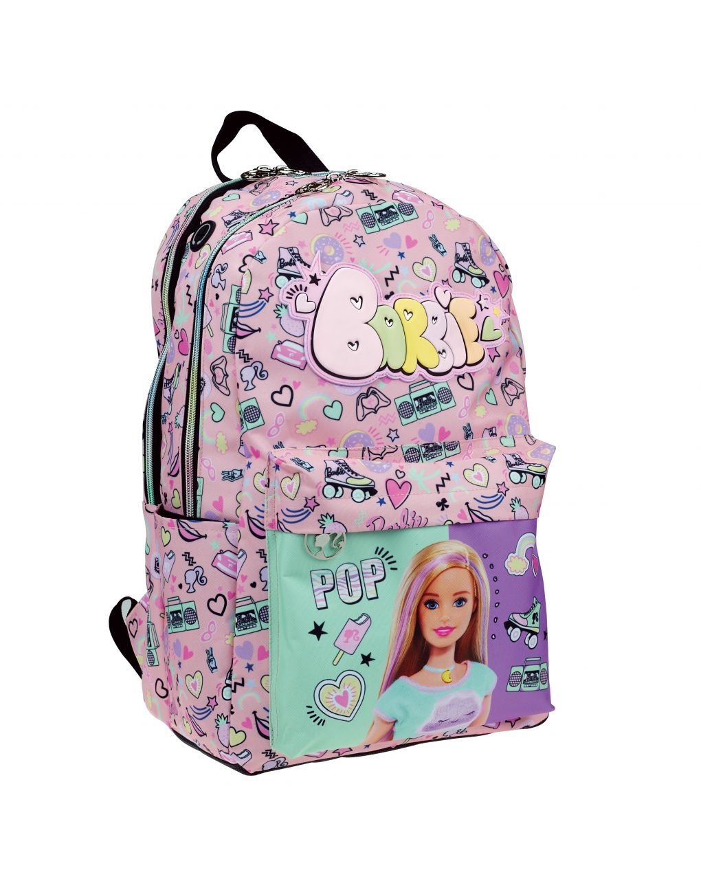 Gim τσάντα πλάτης 2 θέσεων barbie power pastels 349-83034 - Gim