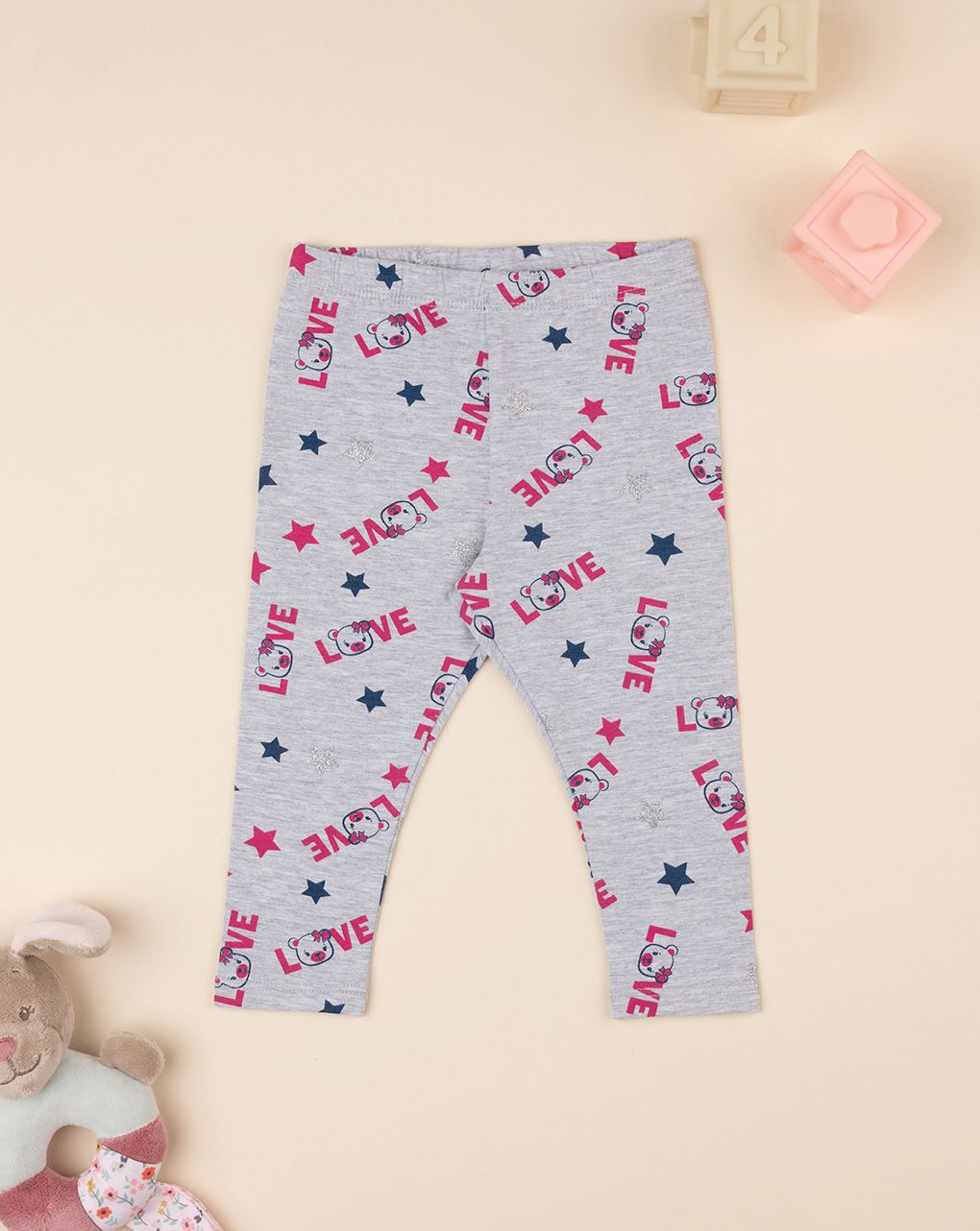 βρεφικό κολάν γκρι teddy για κορίτσι - Prénatal