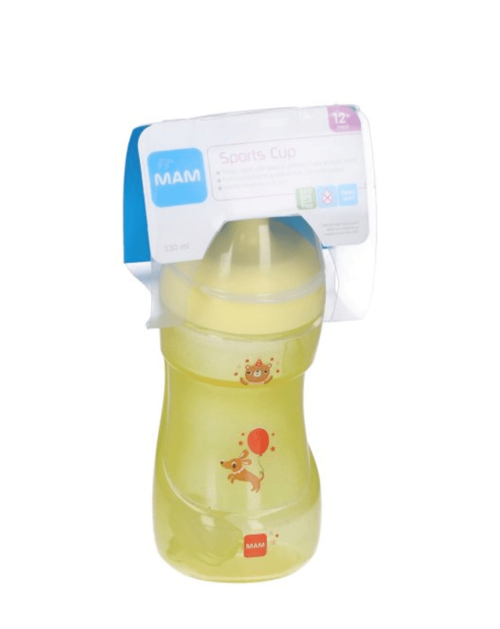 Mam ποτηράκι sports cup ποτηράκι unisex 330ml 12 μηνών+ - Mam