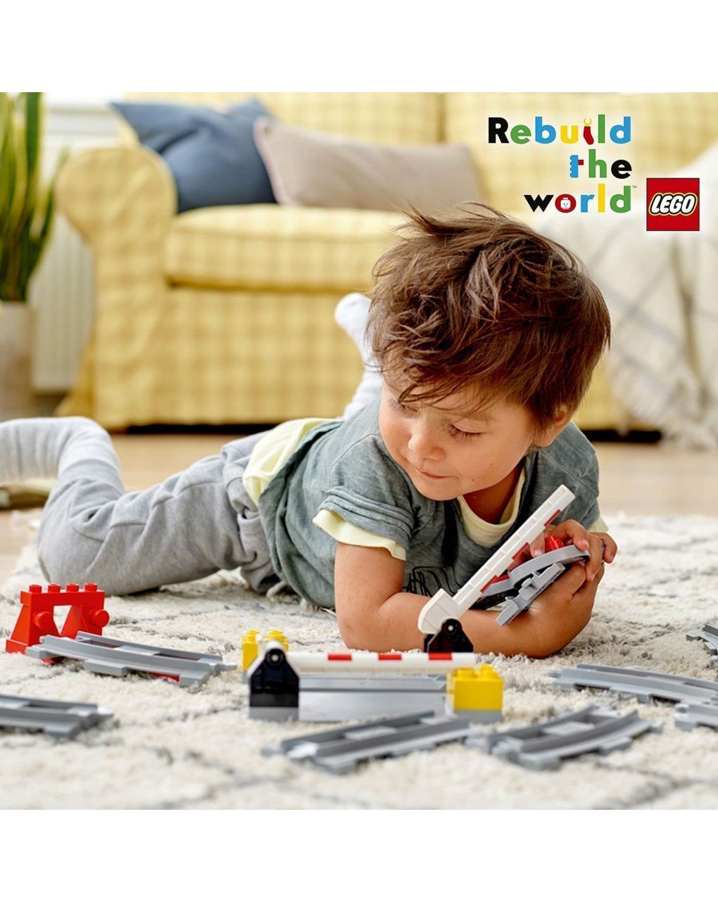 Lego duplo σιδηροδρομικές τροχιές 10882 - LEGO, LEGO Duplo