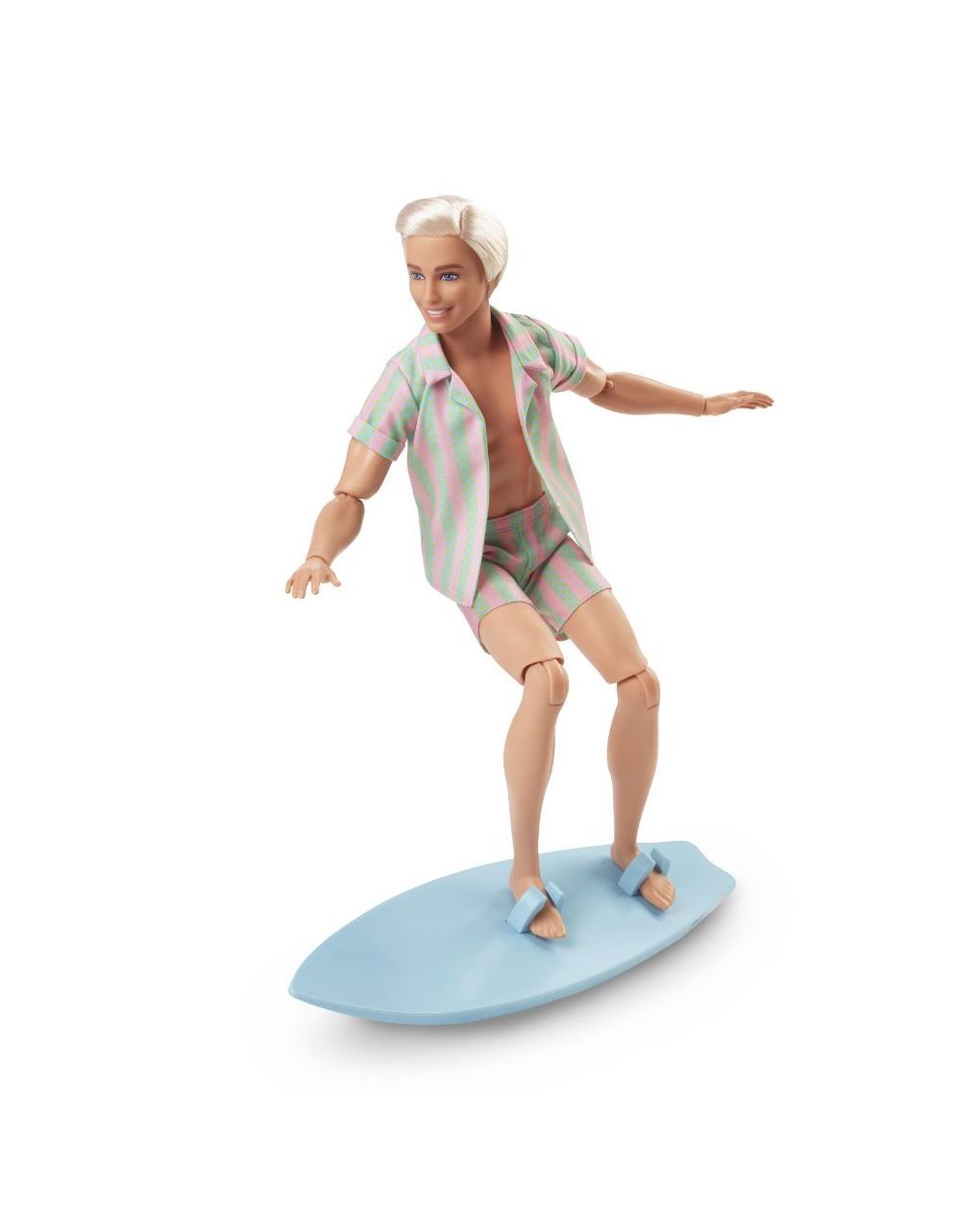 Barbie the movie κούκλα ken pastel striped beach matching set hpj97 - Barbie