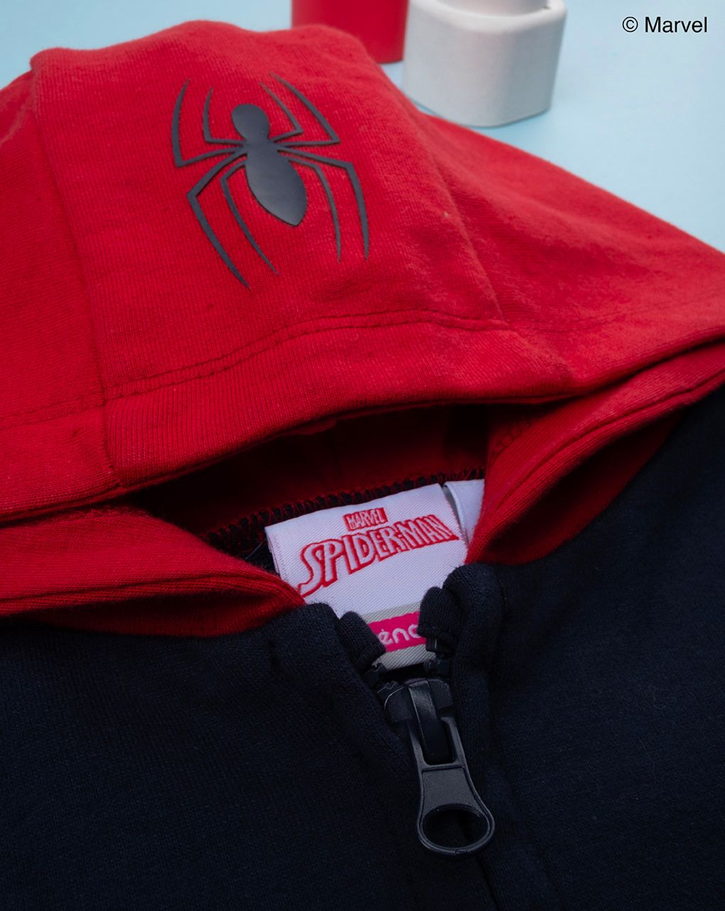 παιδική ζακέτα μπλε με το spiderman για αγόρι - Prénatal