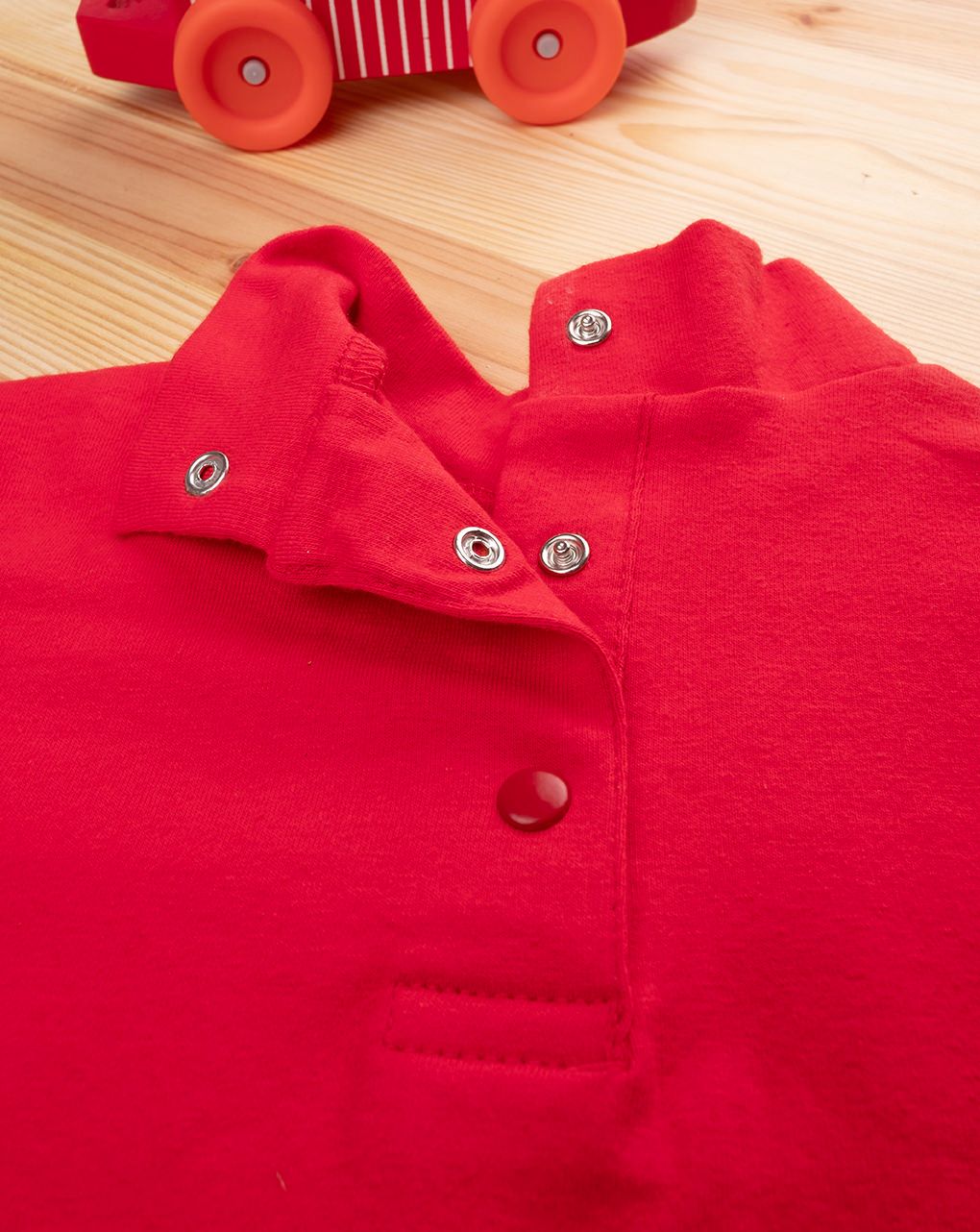 βρεφική μπλούζα ζιβάγκο κόκκινη για αγόρι - Prénatal