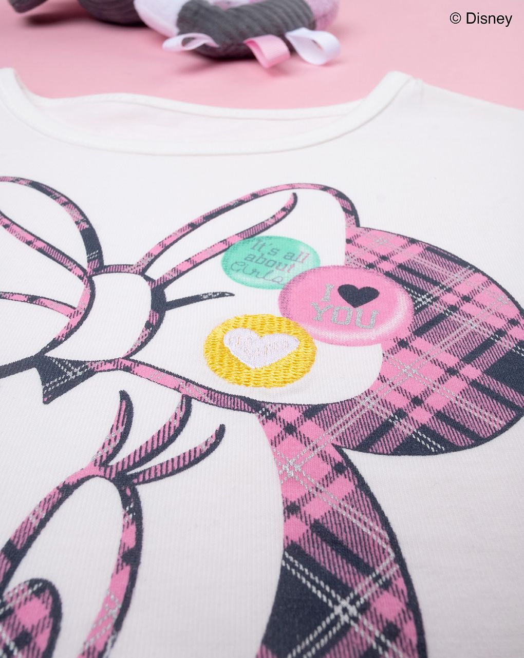 παιδική μπλούζα λευκή με τη minnie για κορίτσι - Prénatal