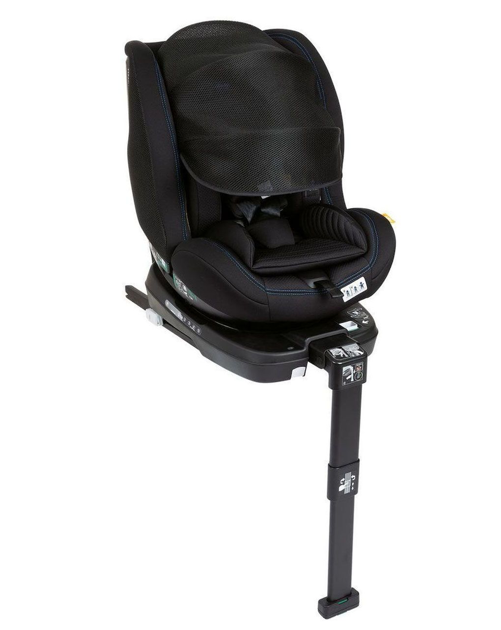 Chicco κάθισμα αυτοκινήτου seat3fit air i-size με isofix black - Chicco