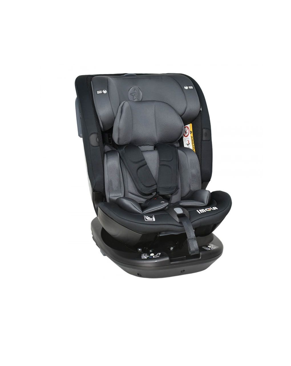 Bebe stars κάθισμα αυτοκινήτου imola isofix i-size (40-150cm) 360° black 923-188 - Bebe Stars