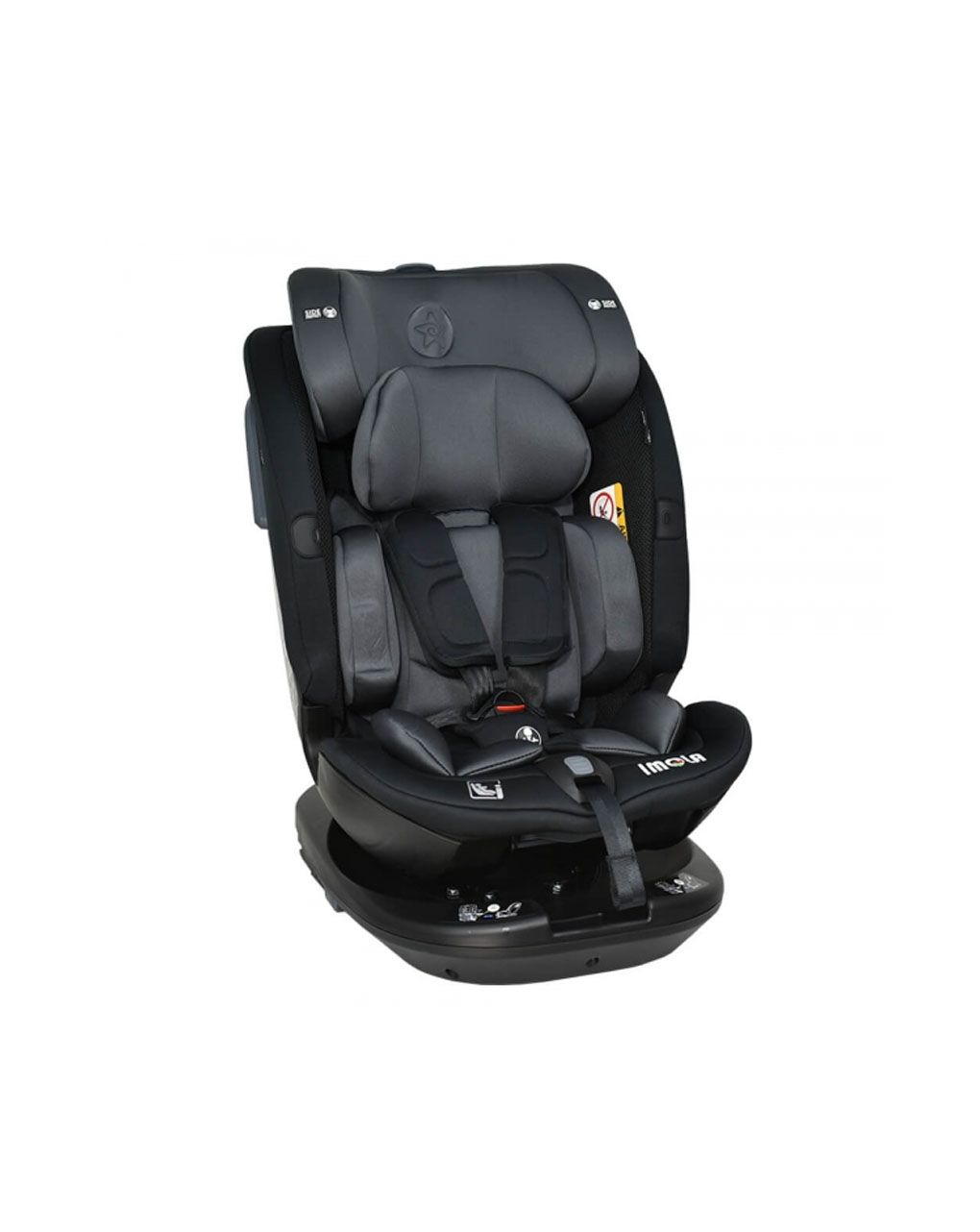 Bebe stars κάθισμα αυτοκινήτου imola isofix i-size (40-150cm) 360° black 923-188 - Bebe Stars