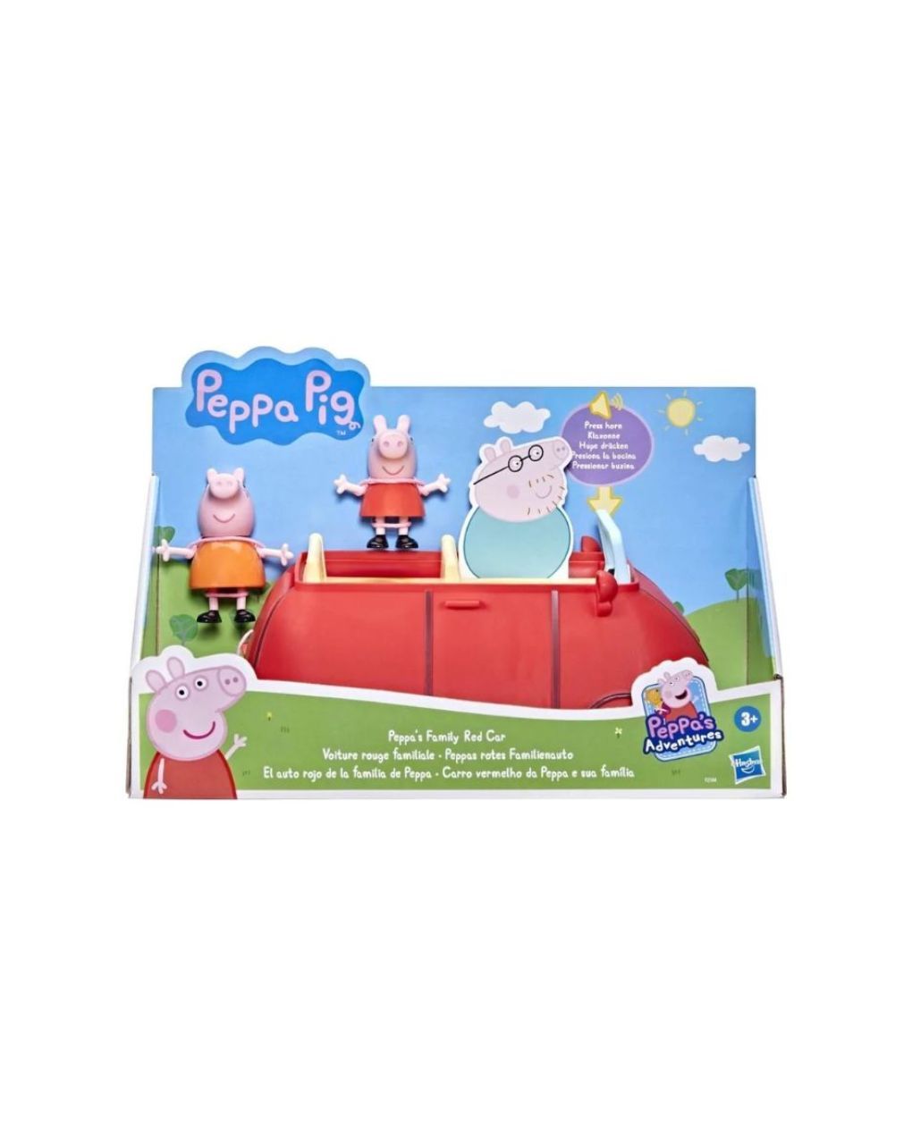 Hasbro peppa pig family red car οικογενειακό αυτοκίνητο f21845