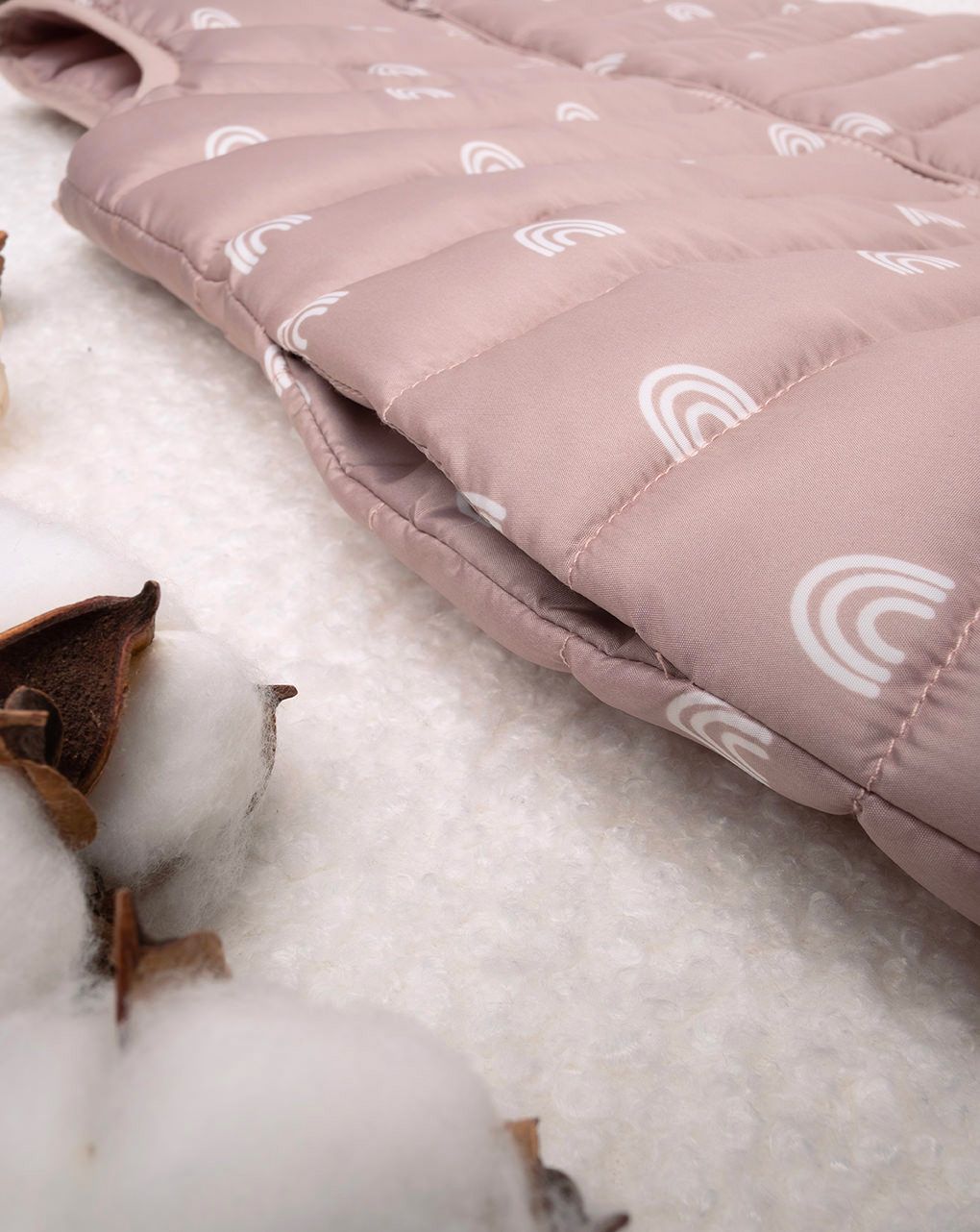 παιδικό αμάνικο μπουφάν με ουράνια τόξα για κορίτσι - Prénatal