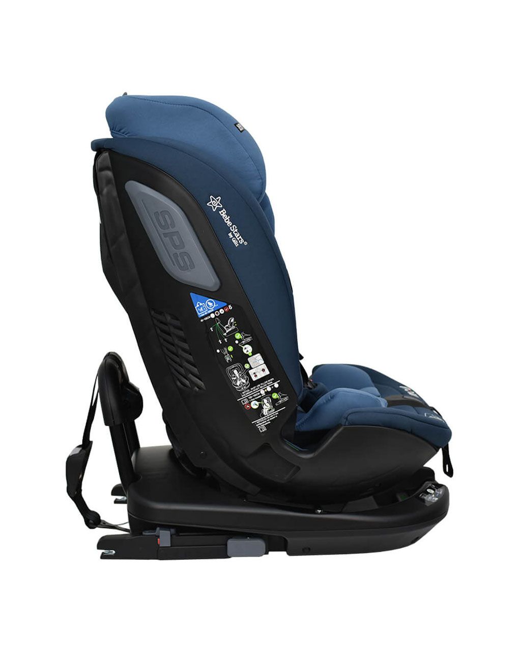Bebe stars κάθισμα αυτοκινήτου imola isofix i-size (40-150cm) 360° marine blue 923-184 - Bebe Stars