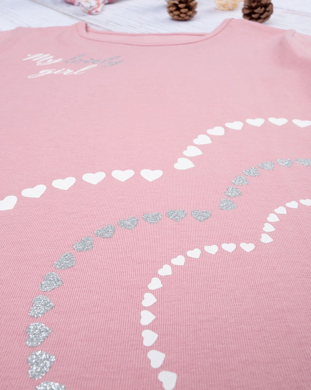 παιδική μπλούζα ροζ lovely girl για κορίτσι - Prénatal