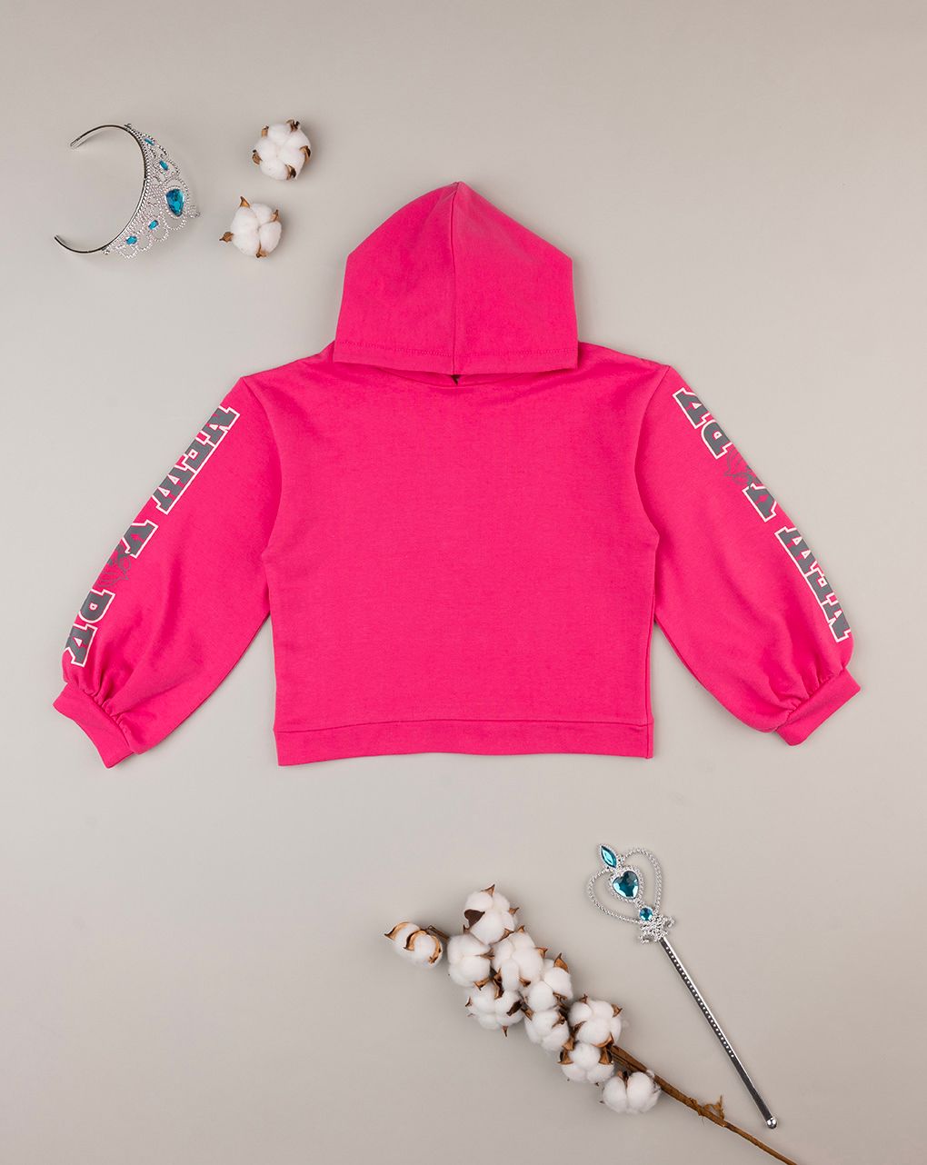 παιδική μπλούζα φούτερ φούξια new york για κορίτσι