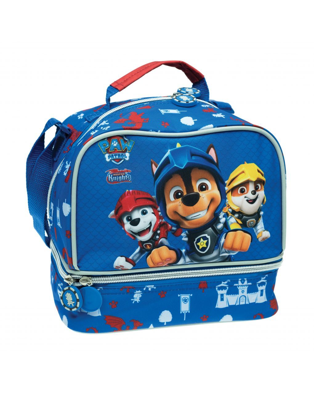 Gim τσαντάκι φαγητού οβάλ paw patrol rescue knights 334-48220 - Gim