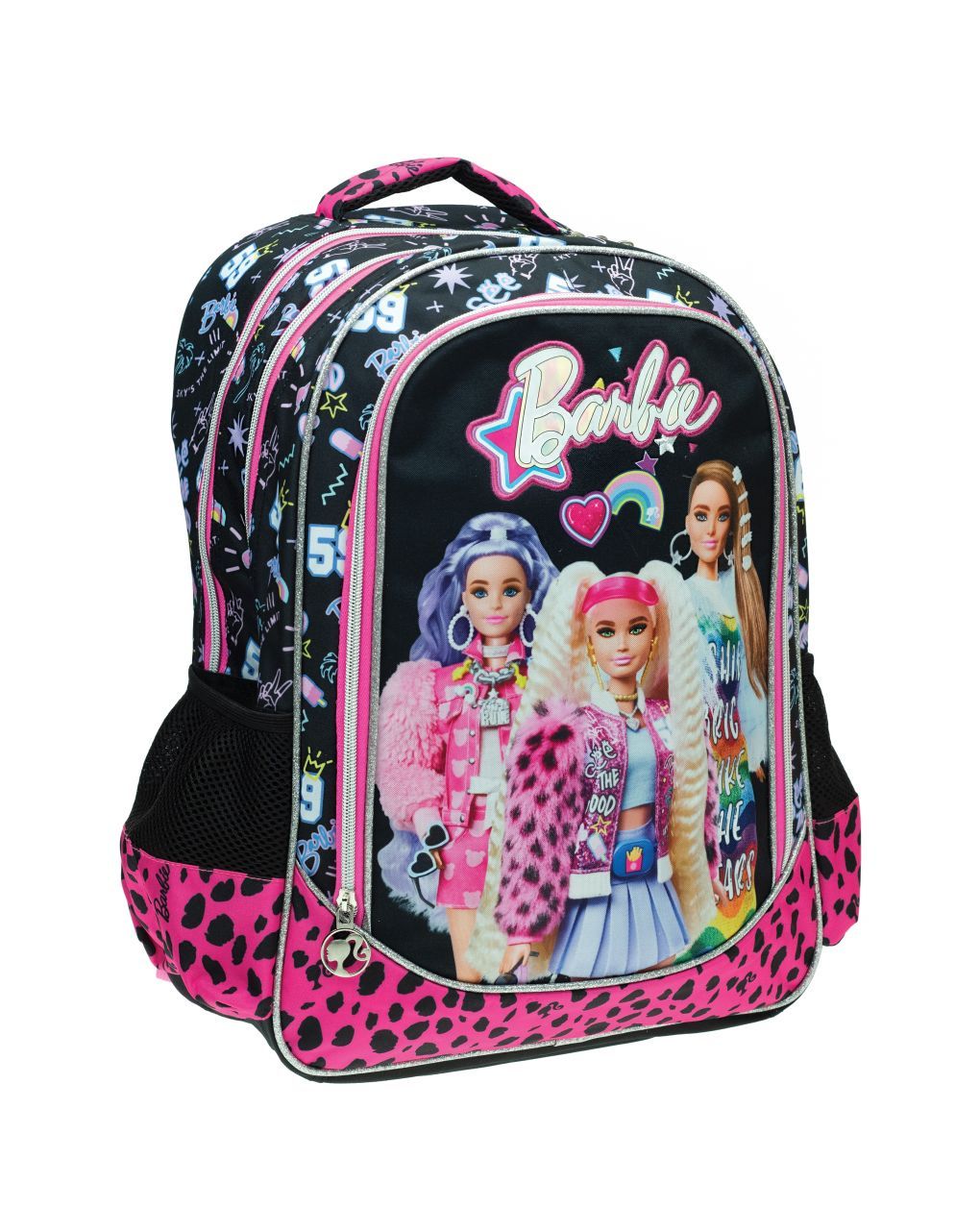 Gim τσάντα δημοτικού πλάτης οβάλ barbie extra +δώρο 349-76031 - Gim