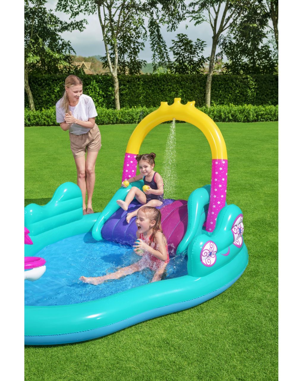 Bestway φουσκωτό playcenter μονόκερος 274x198cm - Bestway