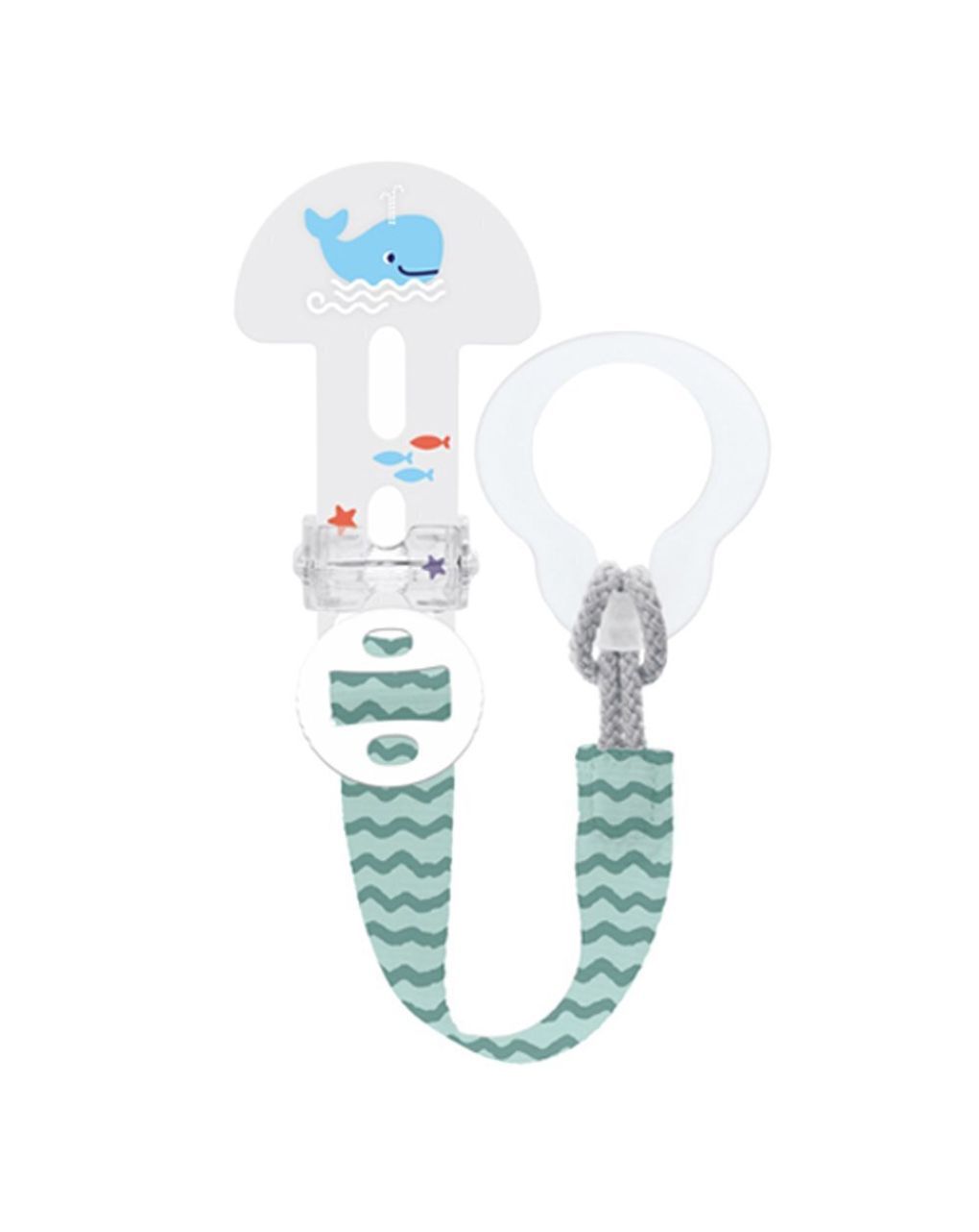 Mam κορδέλα στήριξης πιπίλας clip it & cover boy 335b