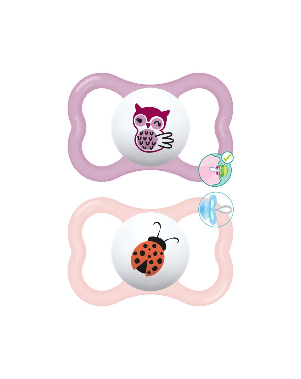 Mam πιπίλα supreme σιλικόνης girl 16+ μηνών - Mam