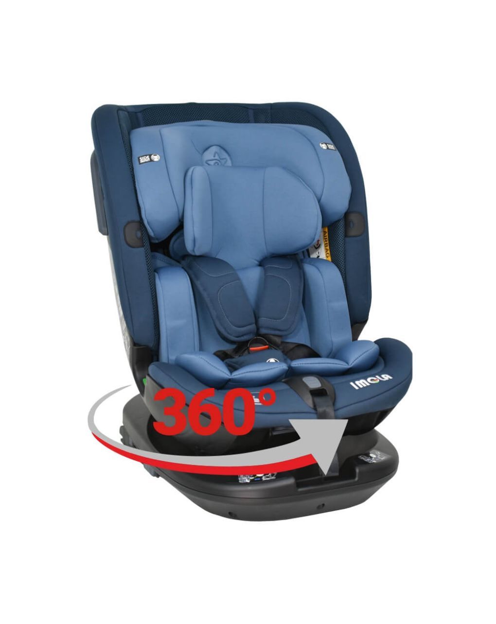 Bebe stars κάθισμα αυτοκινήτου imola isofix i-size (40-150cm) 360° marine blue 923-184 - Bebe Stars