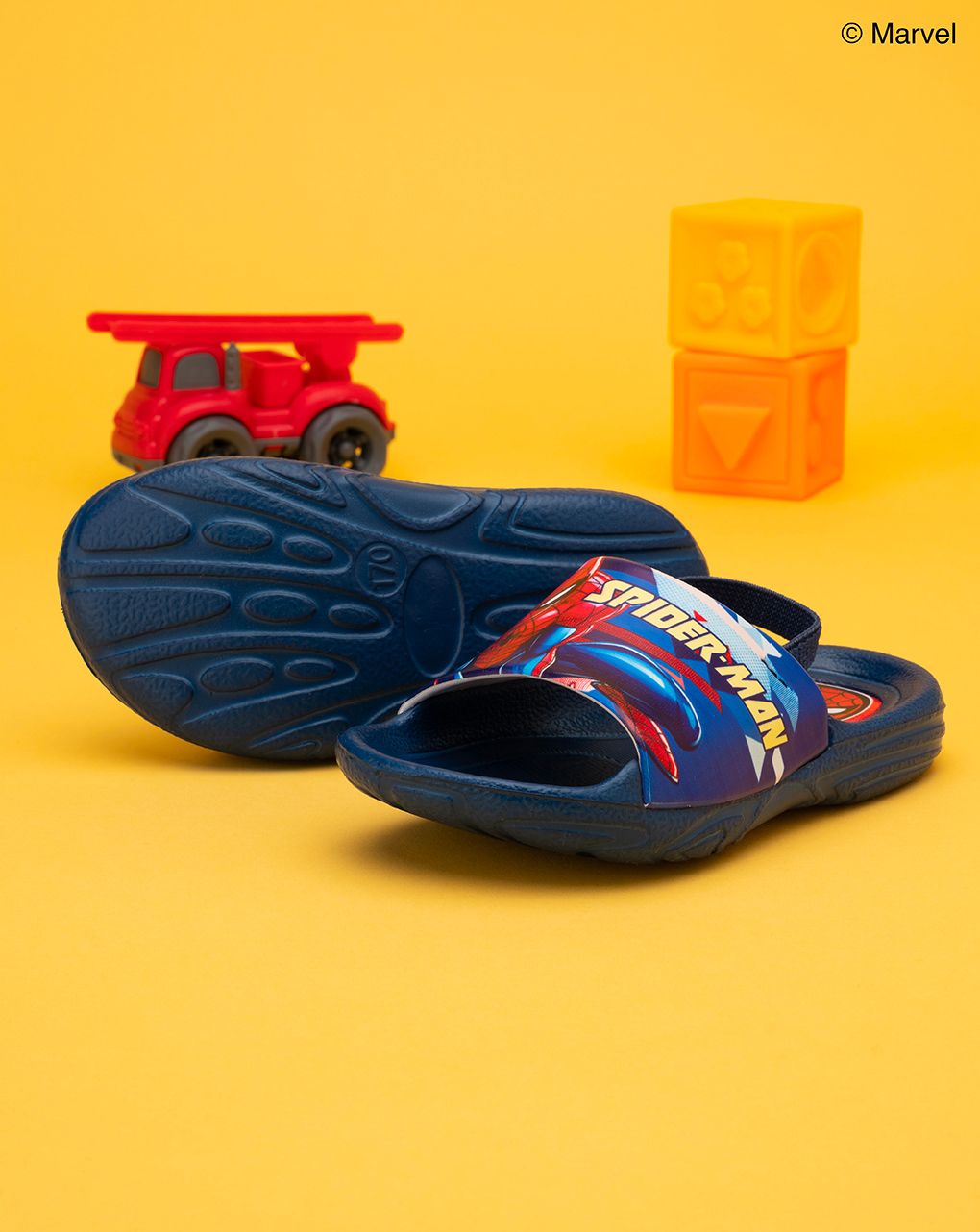 σαγιονάρες μπλε με τον spiderman για αγόρι - Silverlit