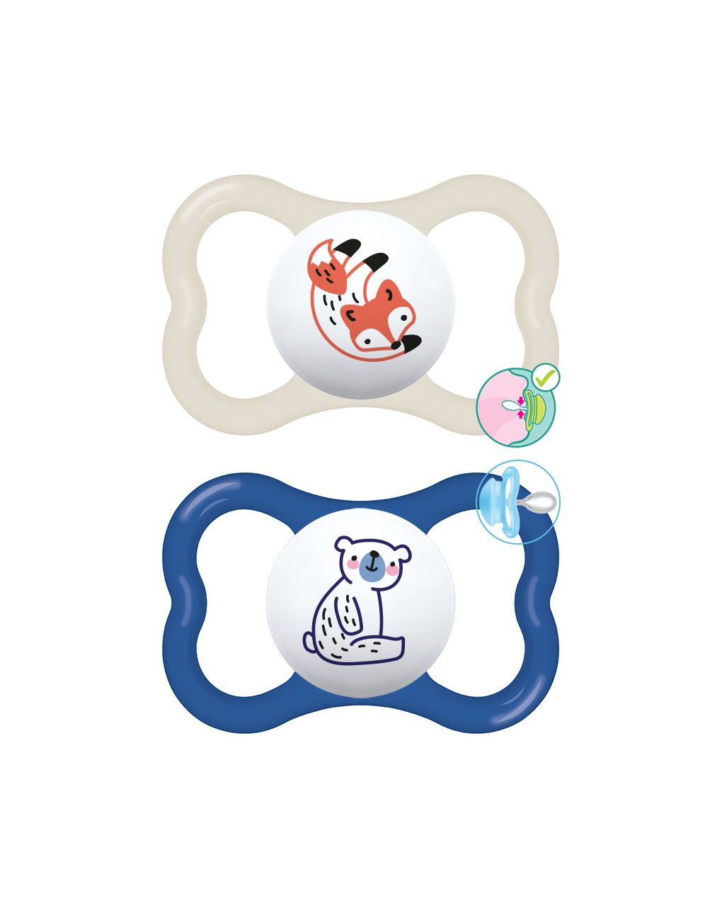 Mam πιπίλα supreme σιλικόνης boy 16+ μηνών