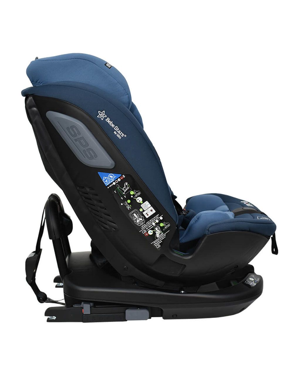 Bebe stars κάθισμα αυτοκινήτου imola isofix i-size (40-150cm) 360° marine blue 923-184 - Bebe Stars