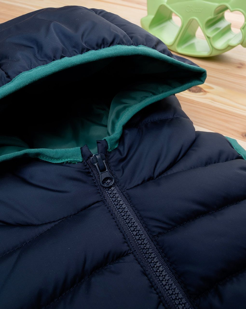 βρεφικό αμάνικο μπουφάν μπλε για αγόρι - Prénatal