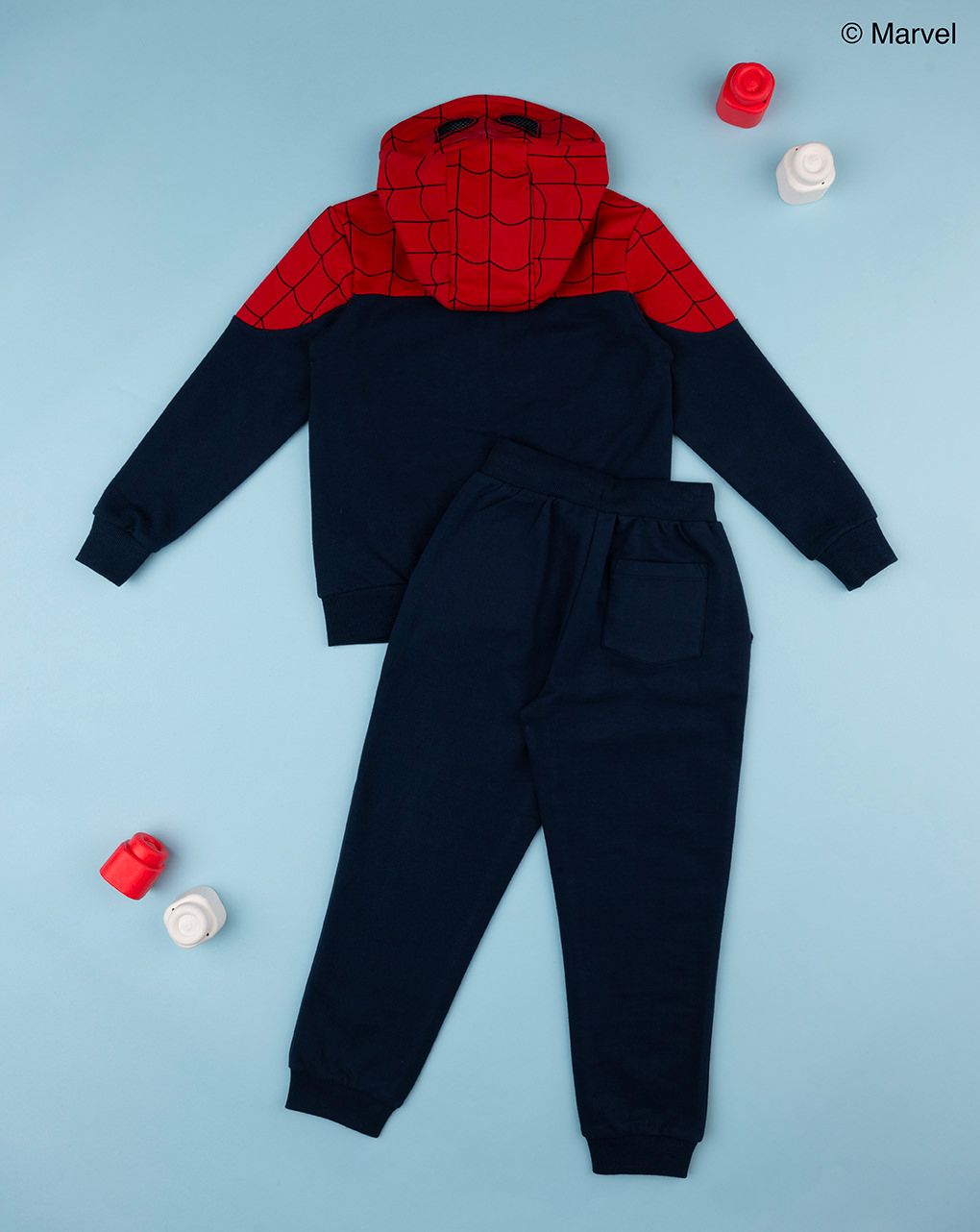 παιδικό σετ ζακέτα και φόρμα spiderman για αγόρι - Prénatal