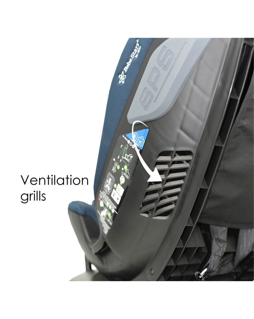 Bebe stars κάθισμα αυτοκινήτου imola isofix i-size (40-150cm) 360° marine blue 923-184 - Bebe Stars