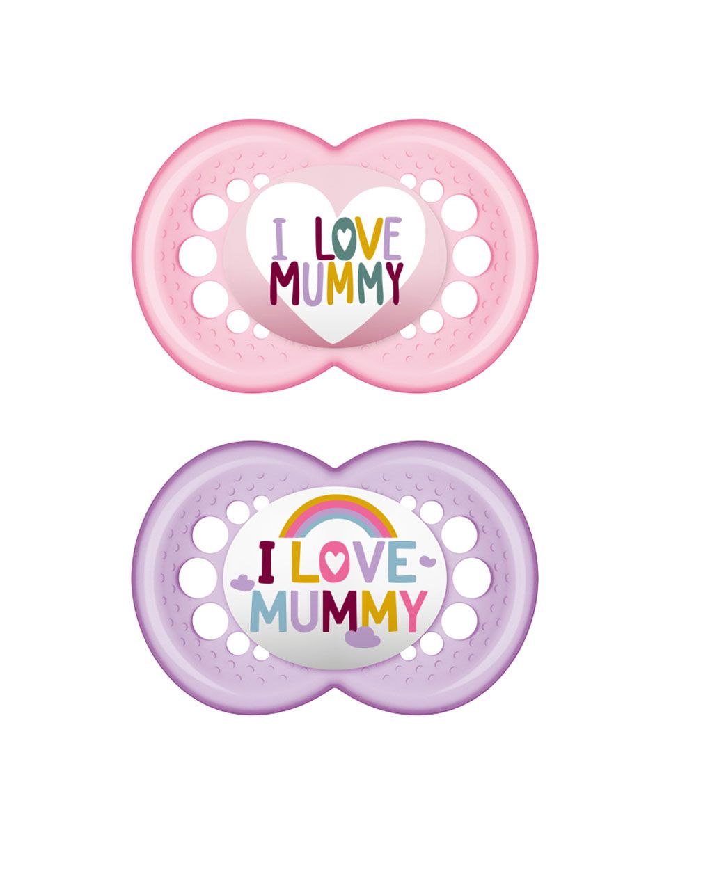 Mam πιπίλα i love mummy σιλικόνης girl, 16 μηνών+ - Mam