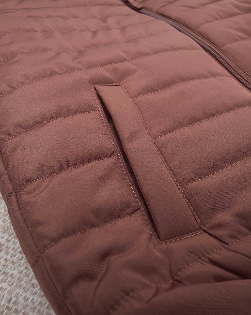 παιδικό μπουφάν φουσκωτό καφέ για αγόρι - Prénatal