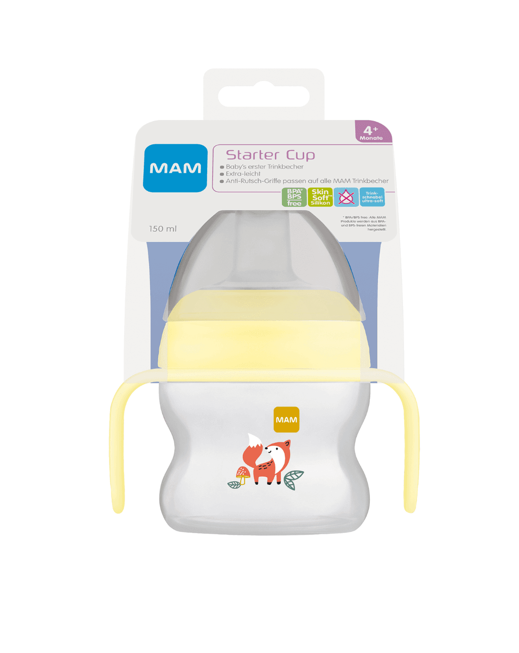 Mam starter cup ποτηράκι starter cup unisex 150ml 4+ μηνών - Mam