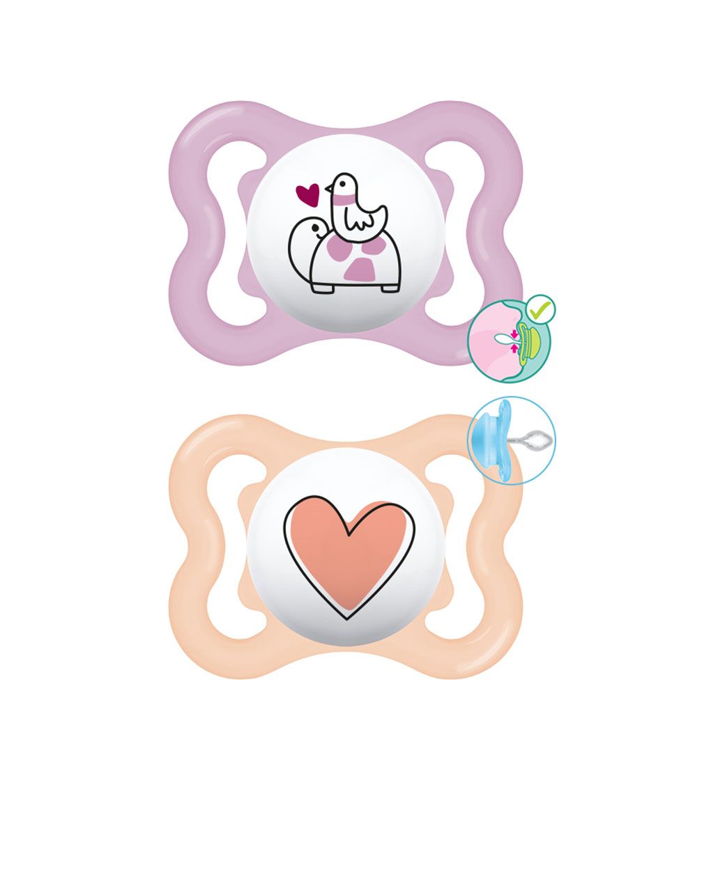 Mam πιπίλα supreme σιλικόνης girl 2-6 μηνών - Mam