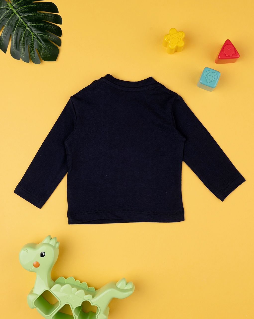 βρεφική μπλούζα μπλε με δεινόσαυρο για αγόρι - Prénatal