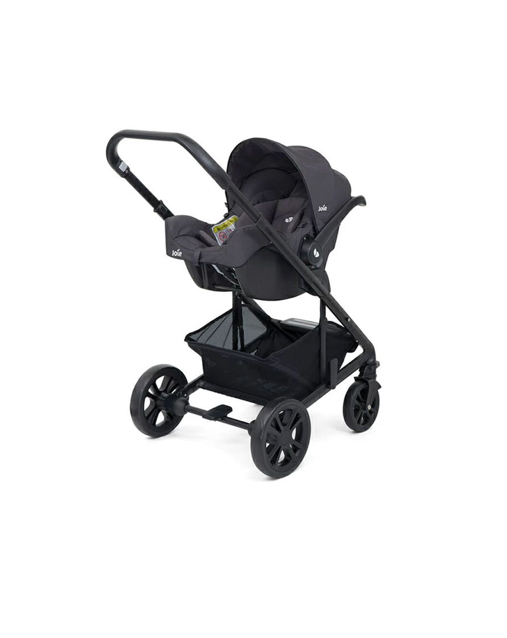 Joie σύστημα μεταφοράς trio set chrome με πορτ μπεμπέ ember & κάθισμα αυτοκινήτου i-snug 2 coal - Joie
