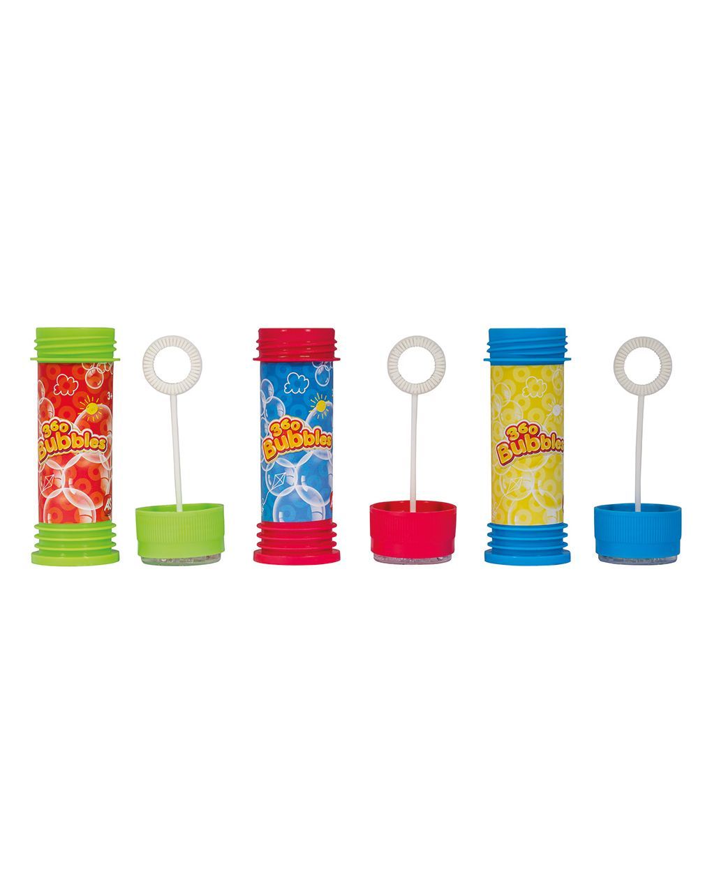 As 3 μπουκαλάκια σαπουνόφουσκες 360 bubbles 5200-01355 - AS Company