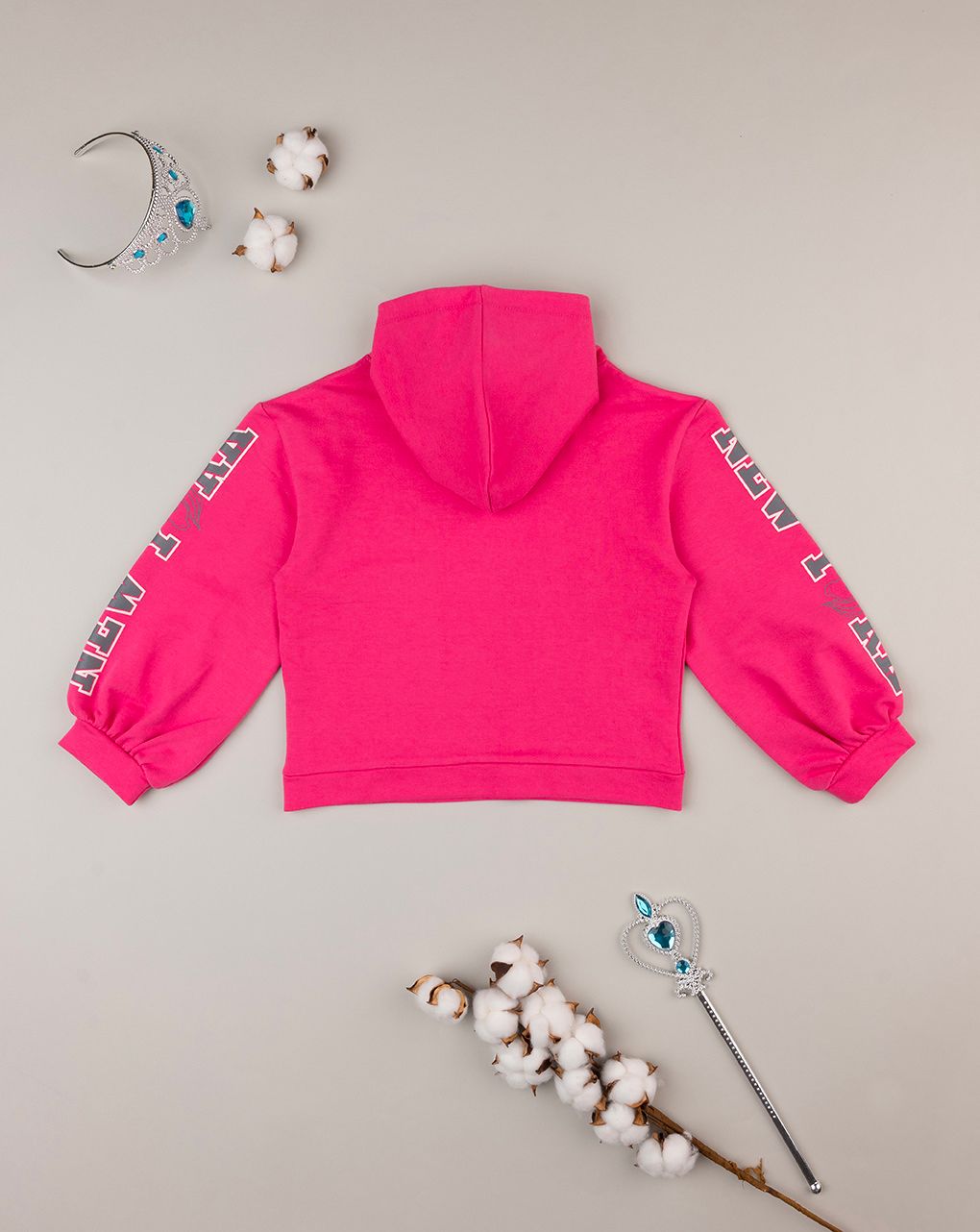 παιδική μπλούζα φούτερ φούξια new york για κορίτσι - Prénatal