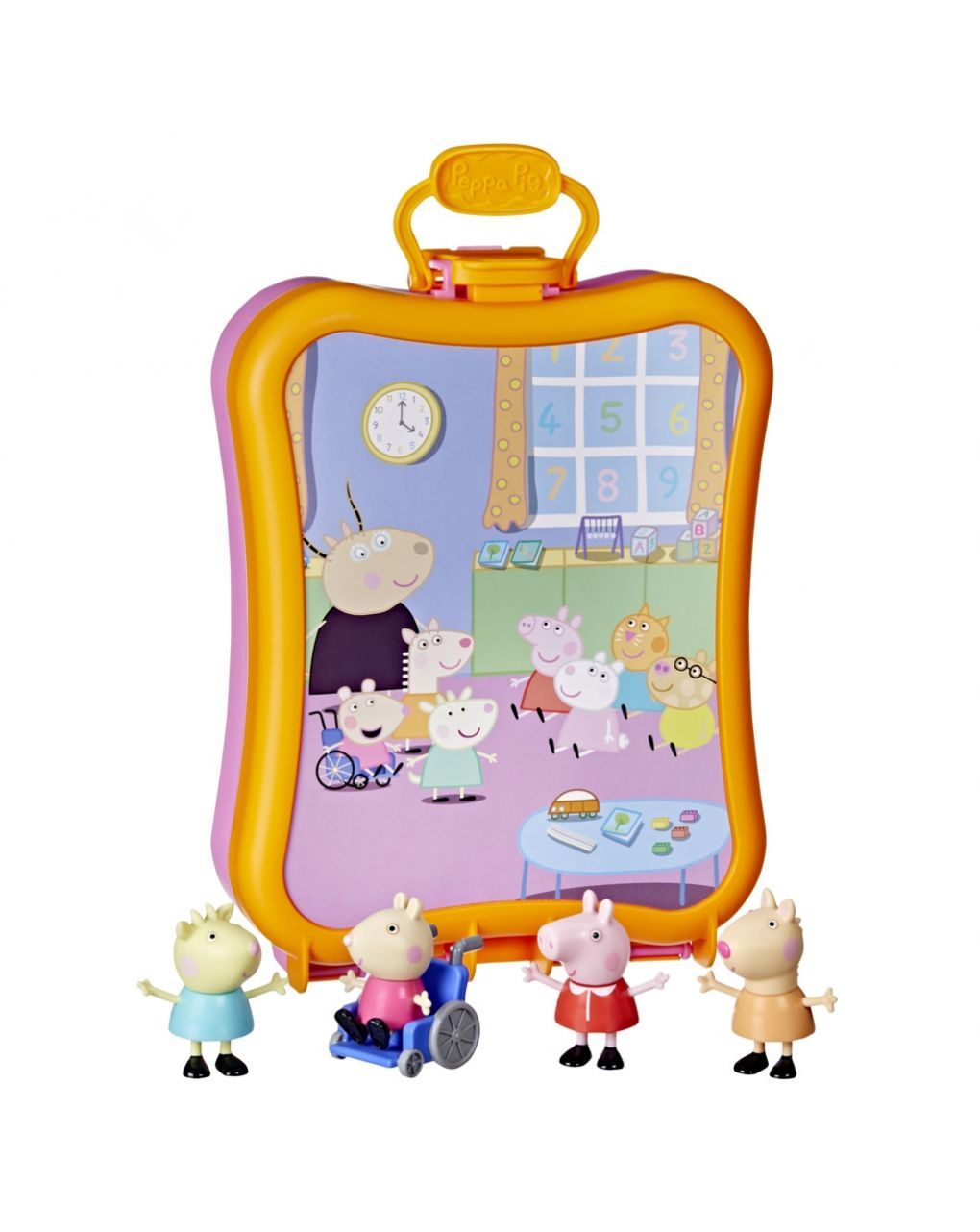 Peppa pig θήκη με φιγούρες peppa's club friends case f37795l0 - Peppa Pig