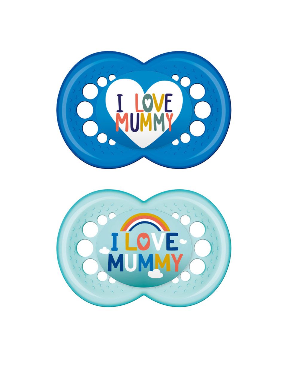 Mam πιπίλα i love mummy σιλικόνης boy, 16 μηνών+